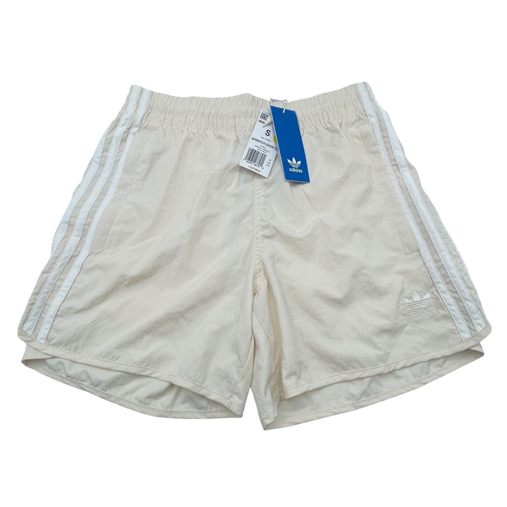 Adidas Originals Mens Sprinter Shorts Wonder White IM9417 Size Small NWT